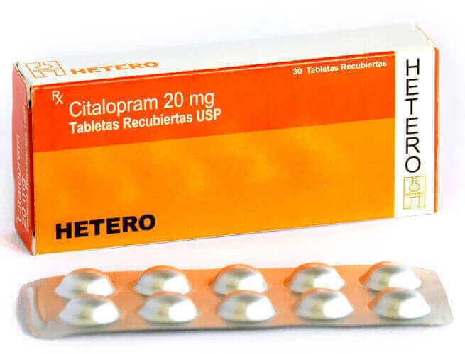 Citalopram 20 mg, Tabletas Recubiertas USP