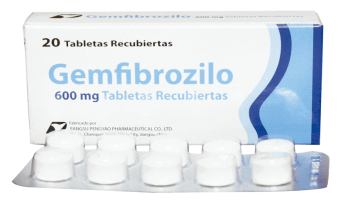 Gemfibrozilo 600 mg, Tabletas Recubiertas